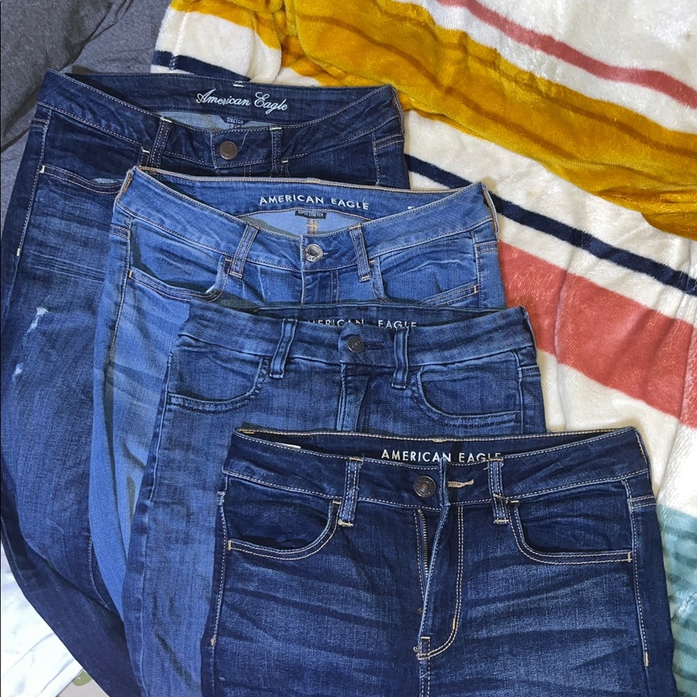 American Eagle Denim Jeans Set